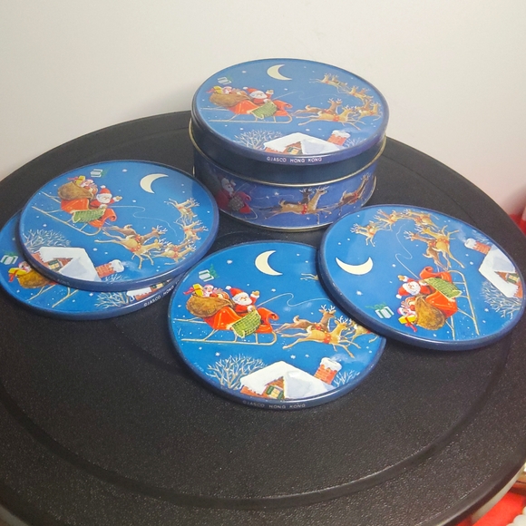 JASCO Hong Kong coasters night before Christmas Other - JASCO Hong Kong coasters night before Christmas